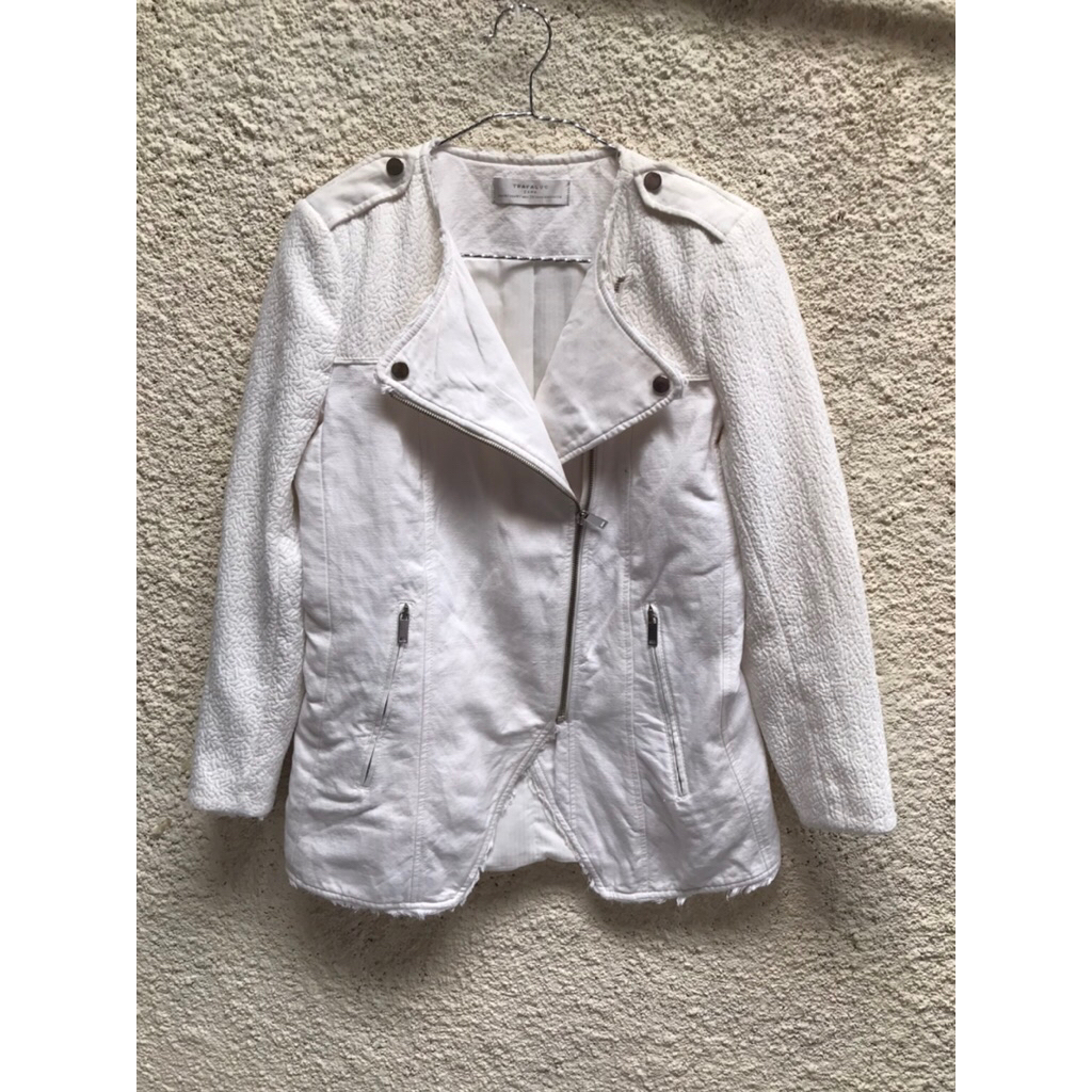 Zara biker long jacket