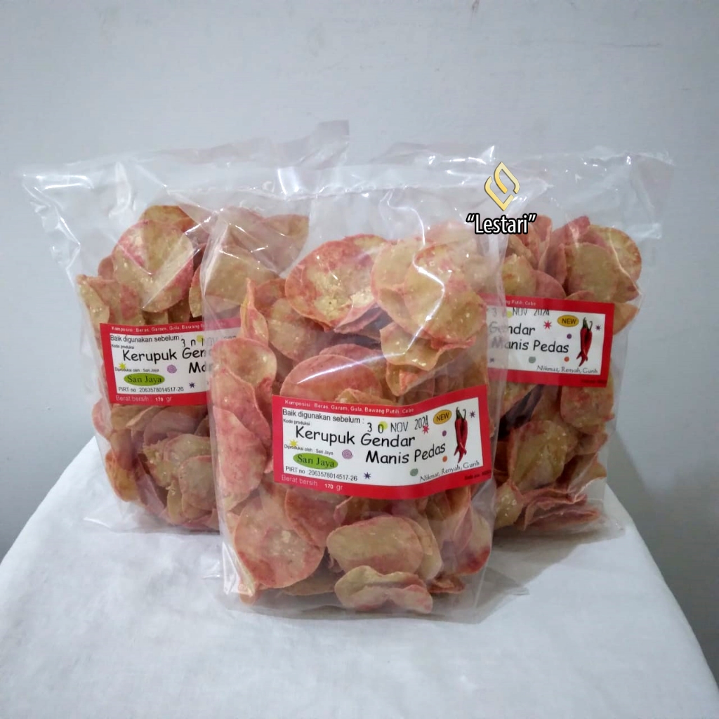 

Kerupuk Keripik Puli Gendar Sari Jaya 170 Gram