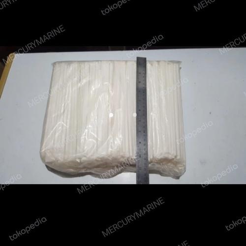 

Sedotan Plastik Tekuk Hitam Putih 500 mm STRAW Higienis Steril Bungkus