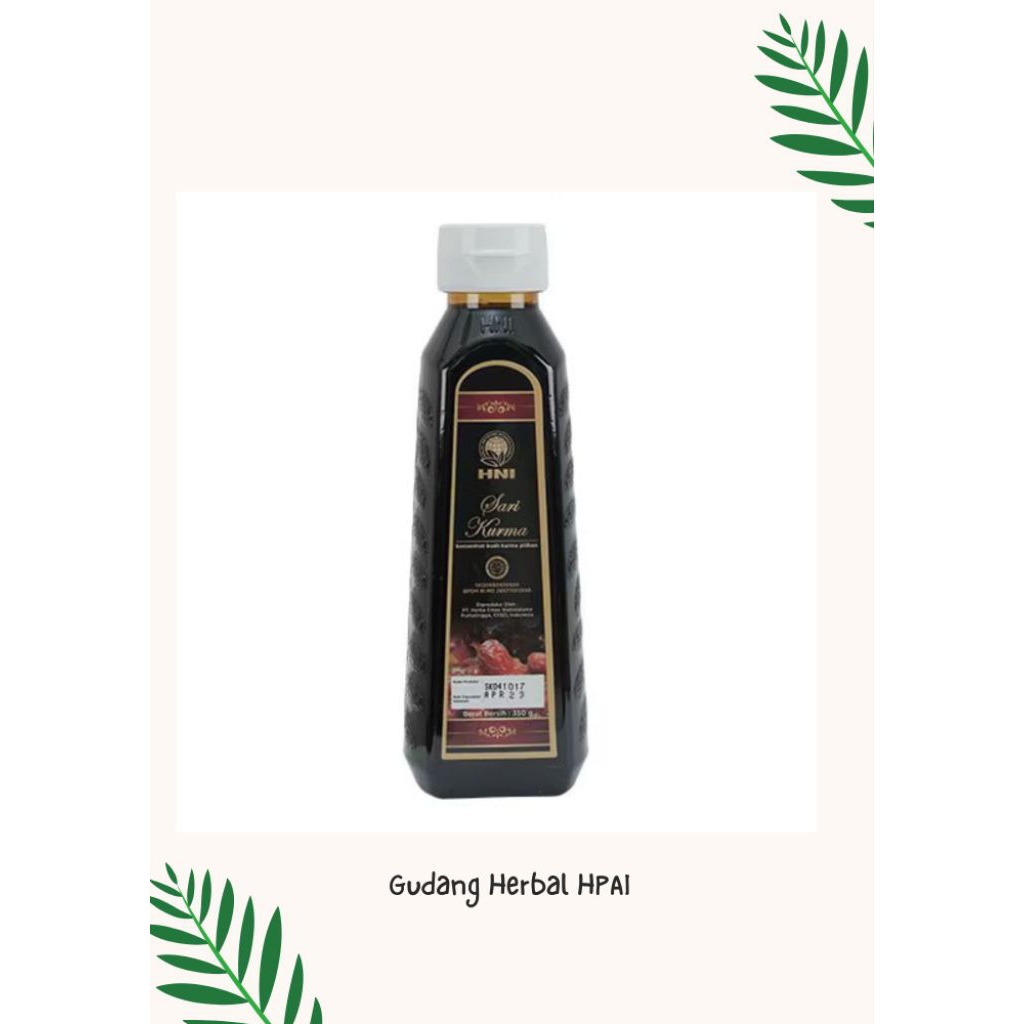 

Sari kurma HNI original 350 gr pelengkap nutrisi Tubuh