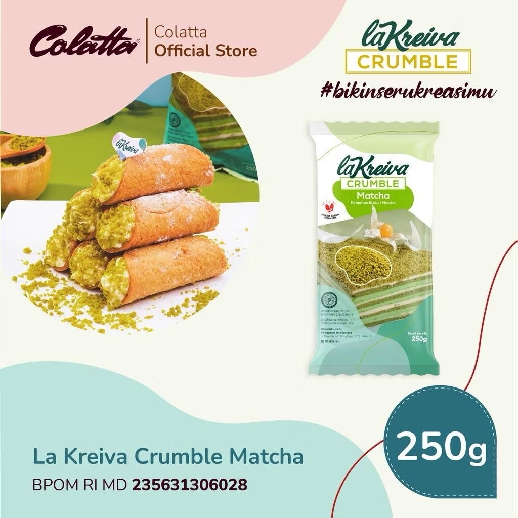 

LA KREIVA CRUMBLE MATCHA 250 GRAM