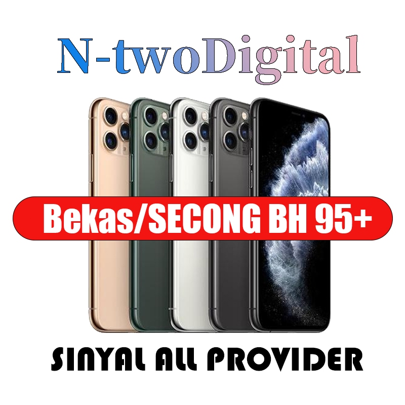 IBOX iP 11 Pro/Pro Max 64GB/256GB Second BH 95+ Mulus Normal Fullset No Recond No Refurbish