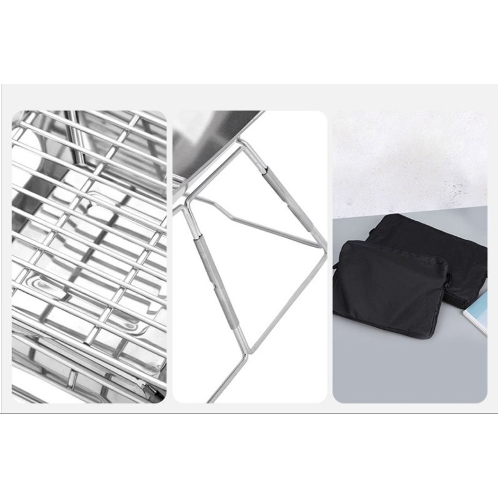 Panggangan Barbekyu Portable Camping Alat Panggang BBQ Portable