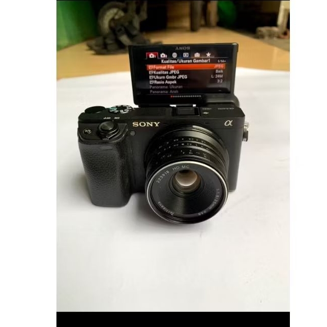 Kamera Mirrorless Sony a6400, mirrorless sony a6400 + Lensa 7 Artisans 35 mm Manual