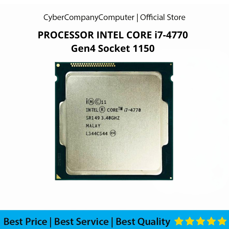 Processor Intel Core i7-4770 Gen4 LGA 1150 3.40GHz - Processor i7-4770 Gen4 Socket 1150 Haswell Gara