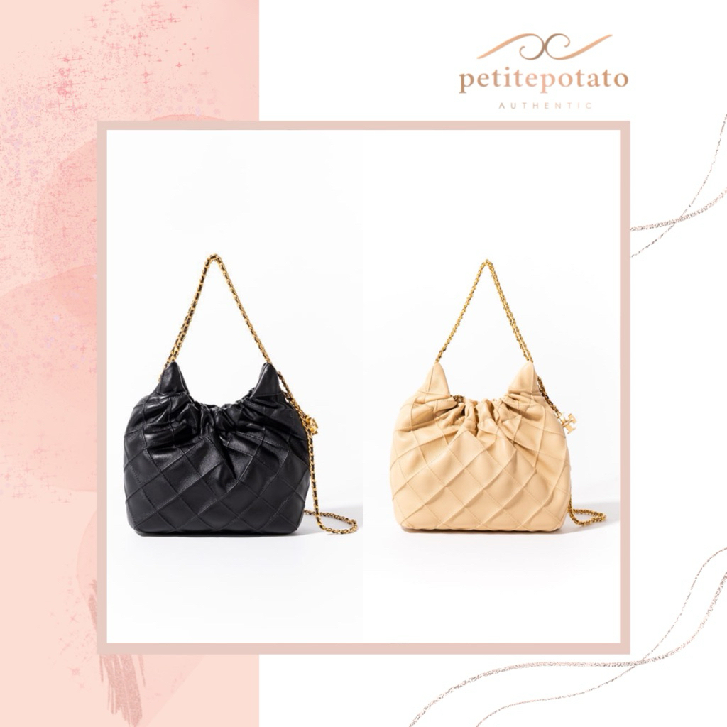 TAS BRANDED WANITA TORY BURCH FLEMING SOFT MINI HOBO