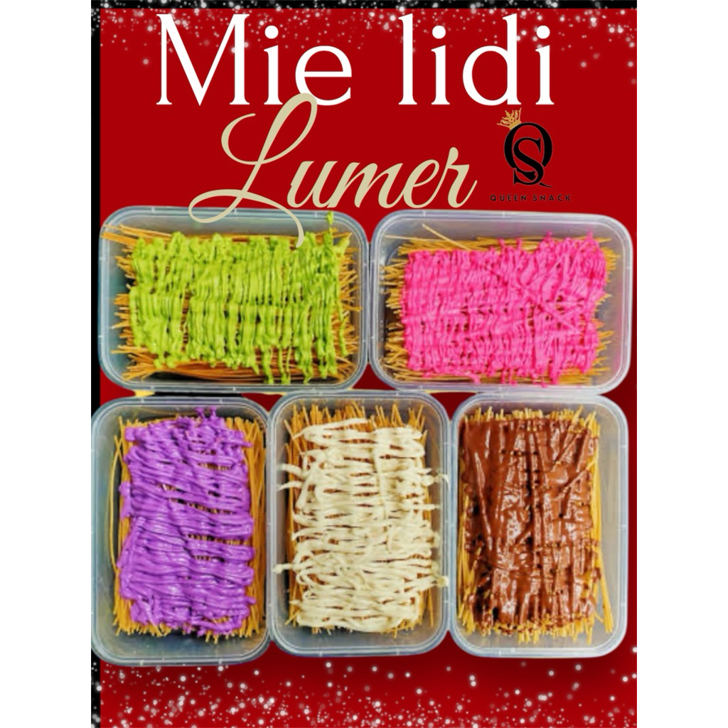 

Mie lidi lumer/mie lidi gepeng/ mie lidi manis/ mie lidi box/ mie lidi lumer manis