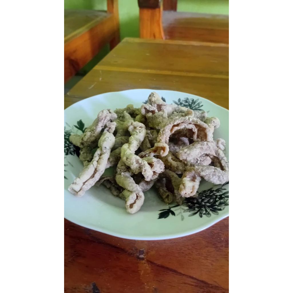 

Keripik usus original renyah dan gurih