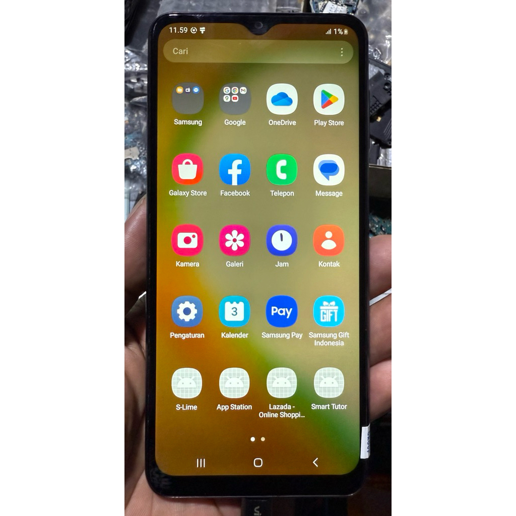 lcd touchscreen samsung A04S-A047-A047F original copotan CEK VARIASI