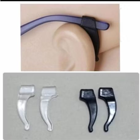 EAR HOOK KACAMATA/GANJAL TELINGA KACAMATA/EARHOOK SILICON ANTISLIP