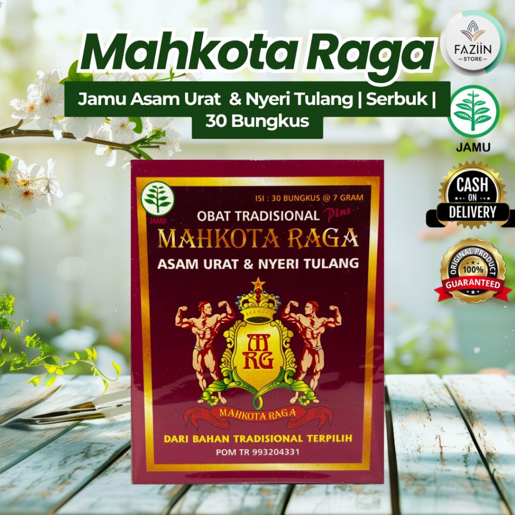 

Mahkota Raga Jamu Herbal Serbuk Untuk Asam Urat Dan Nyeri Tulang