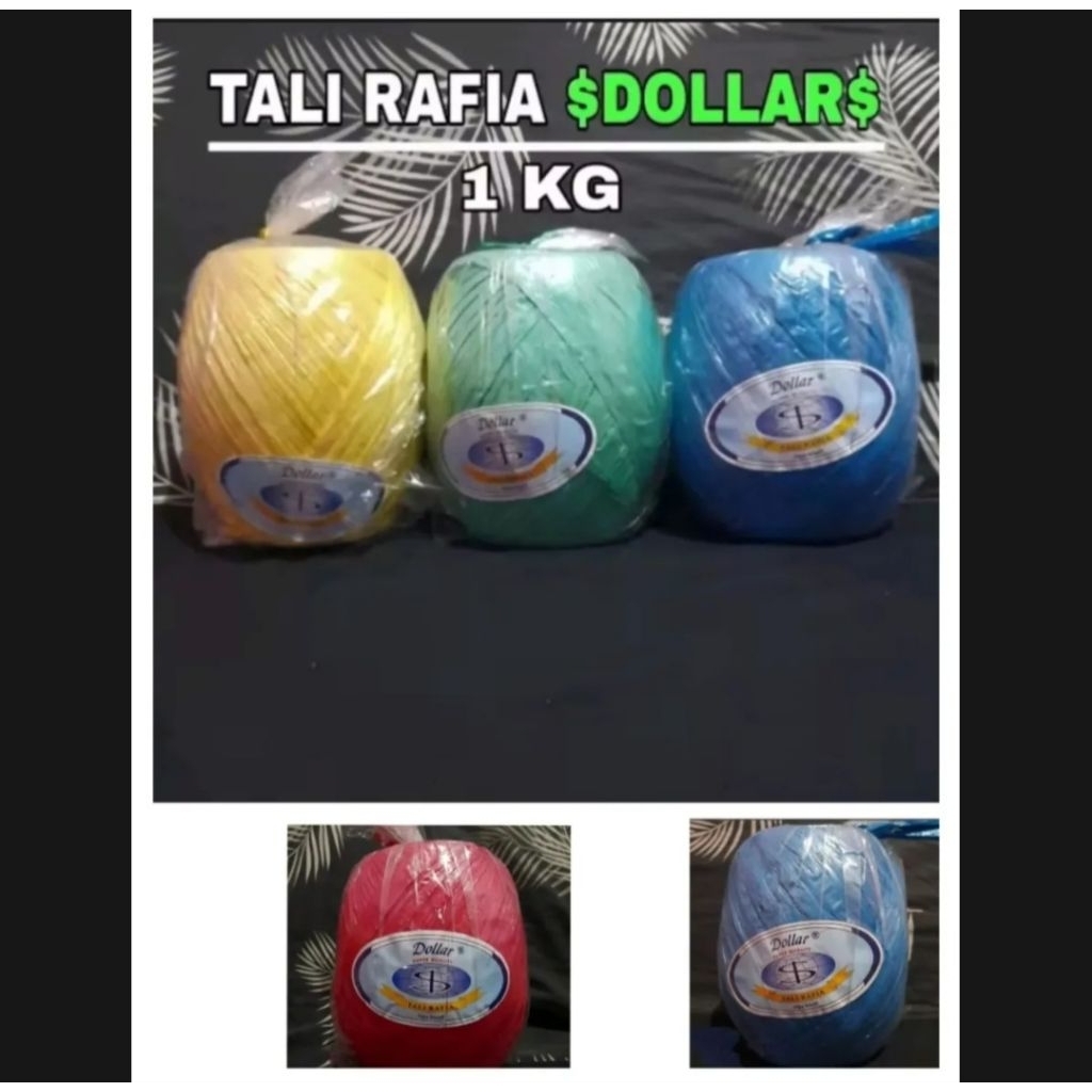 

tali rafia 1 kg merk dolar
