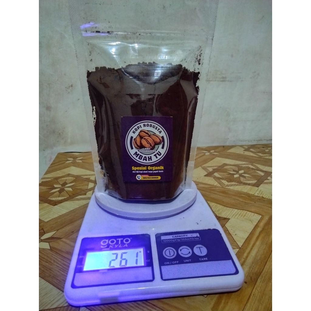

bubuk kopi robusta 250gram
