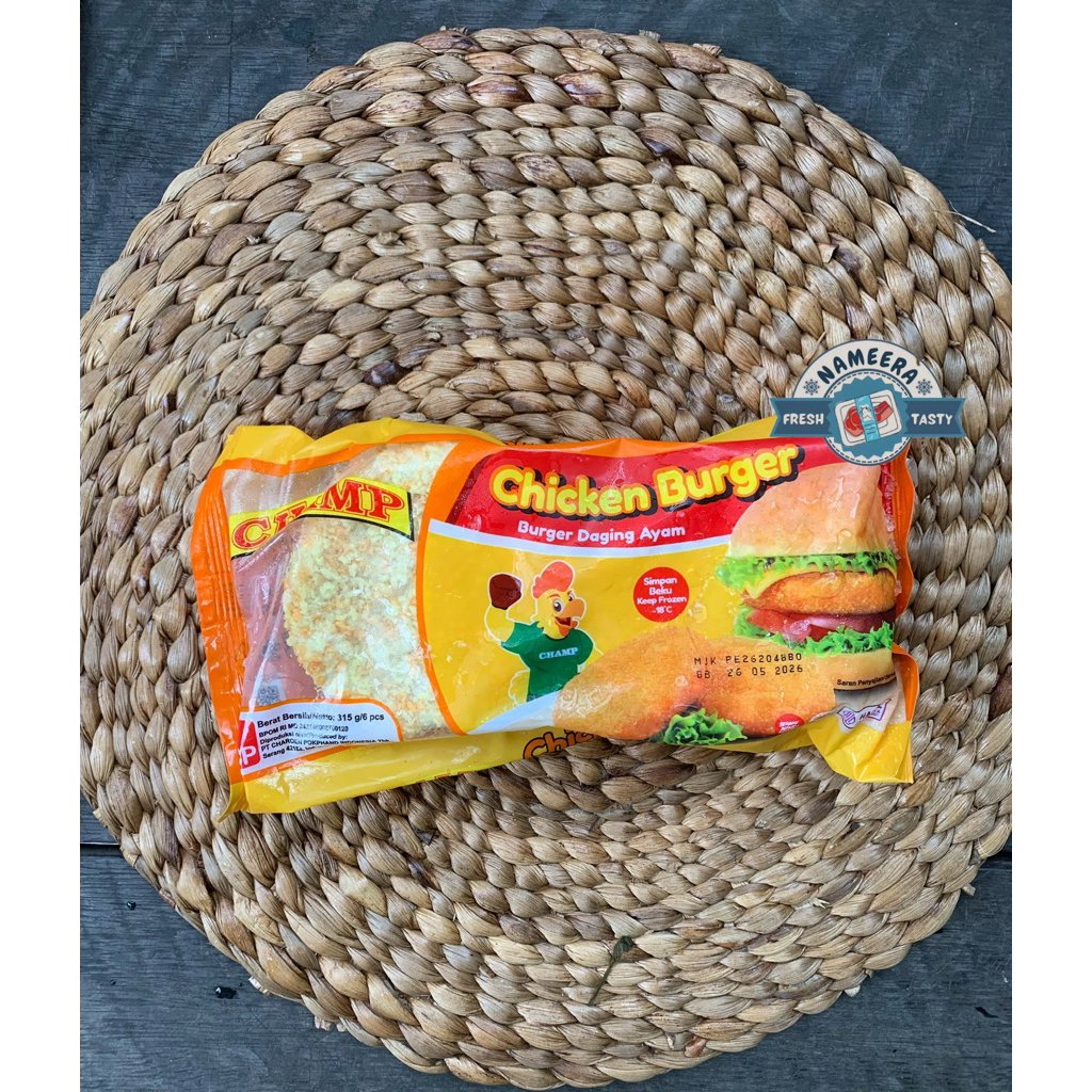 

champ chicken burger isi 6