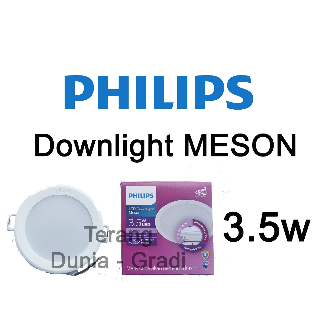 Downlight Meson Philips 3.5w Lampu Downlight Philips 3.5w Downlight Philips Meson 3.5w Downlight 3.5