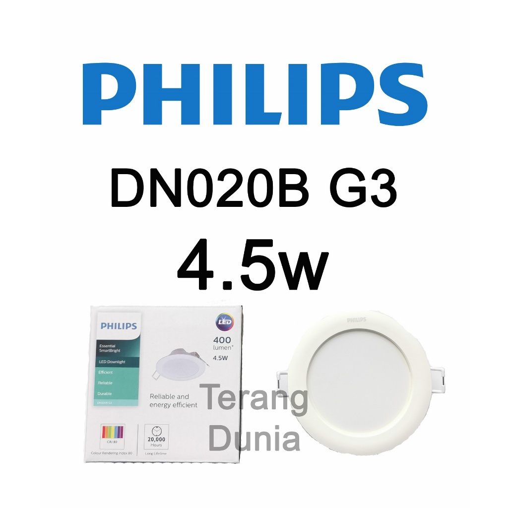 Philips DN020B 4.5w Downlight Philips DN020b G3 4.5w Downlight Philips 4.5w DN020B Downlight Philips