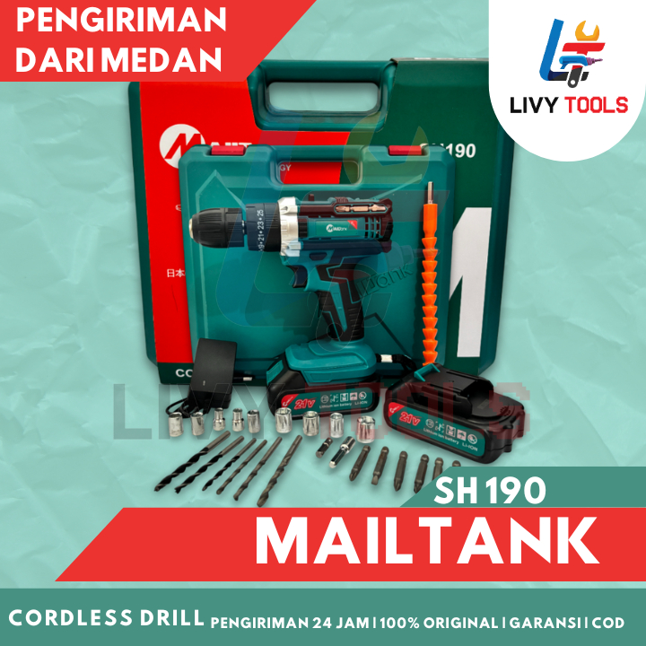 Mesin Bor Cordless Drill 32V Sh190 Mailtank / Mesin Bor medan