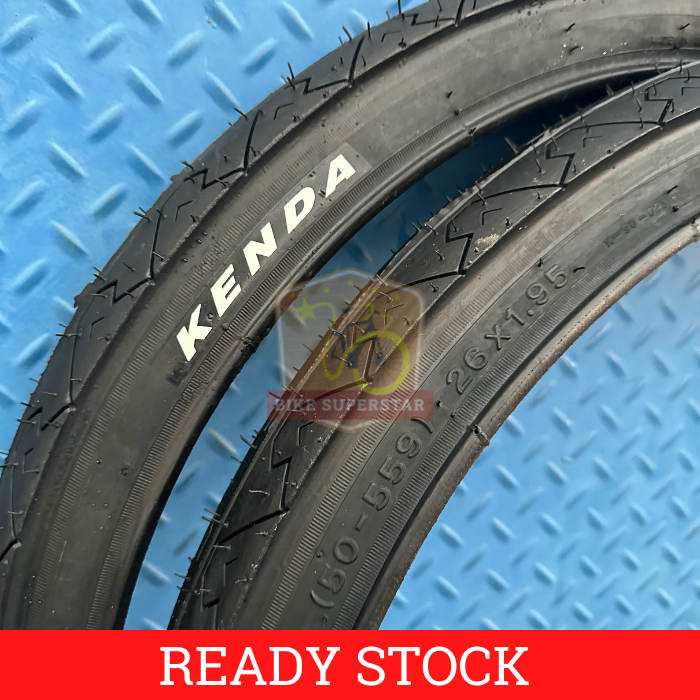 Ban Luar Sepeda Gunung Ukuran 26 x 1.95 Kenda K90 Hitam MTB Federal