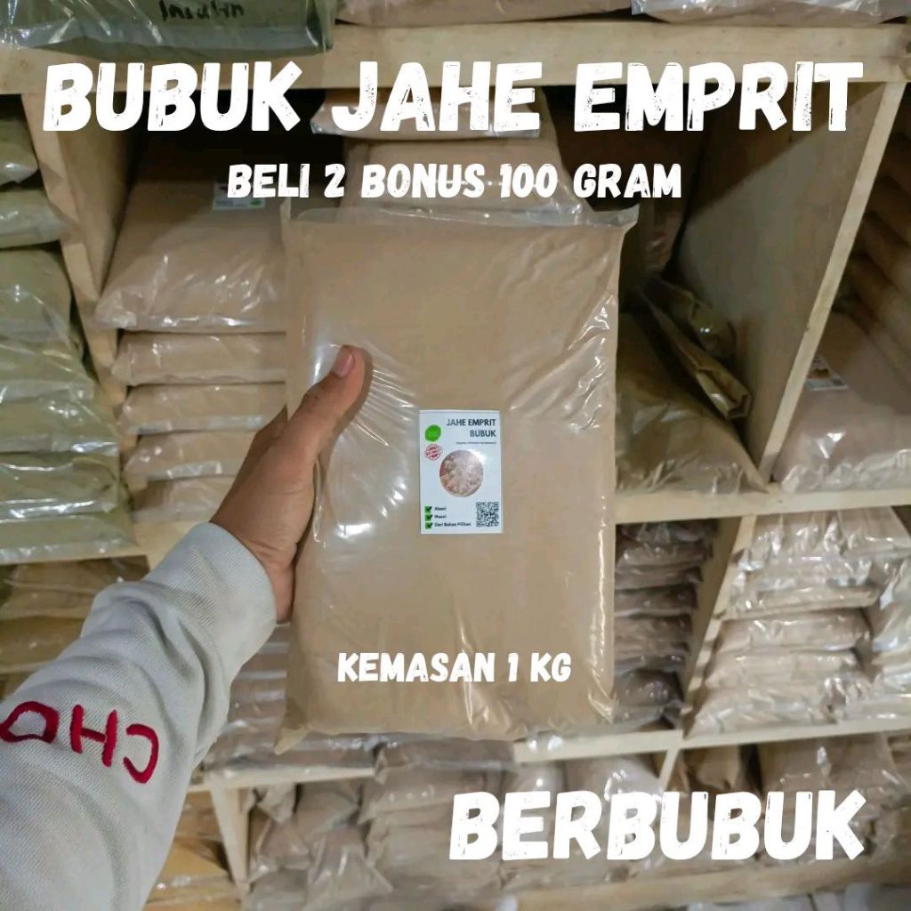 

Bubuk Serbuk Jahe Emprit 1Kg 1000 gram asli tanpa campuran original