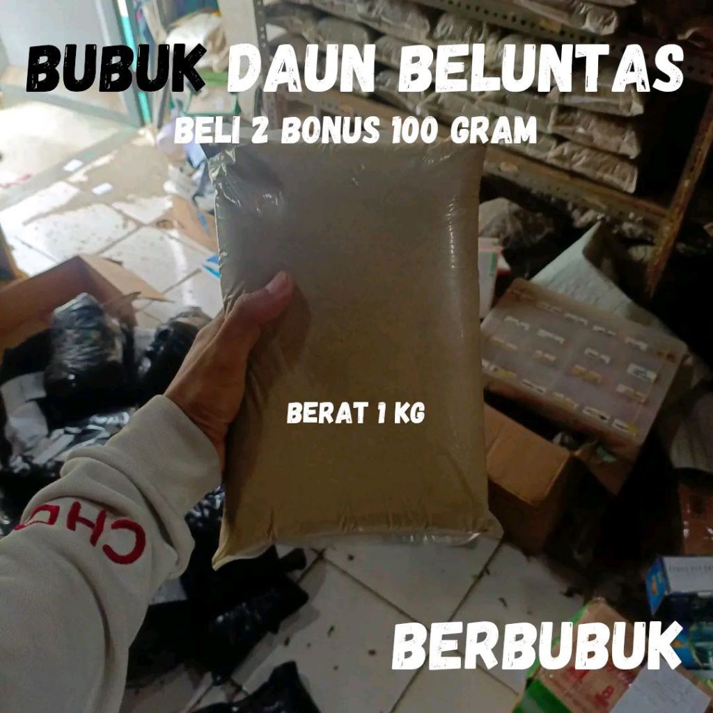 

Bubuk Serbuk Daun Beluntas 1kg 1000 gram asli tanpa campuran original
