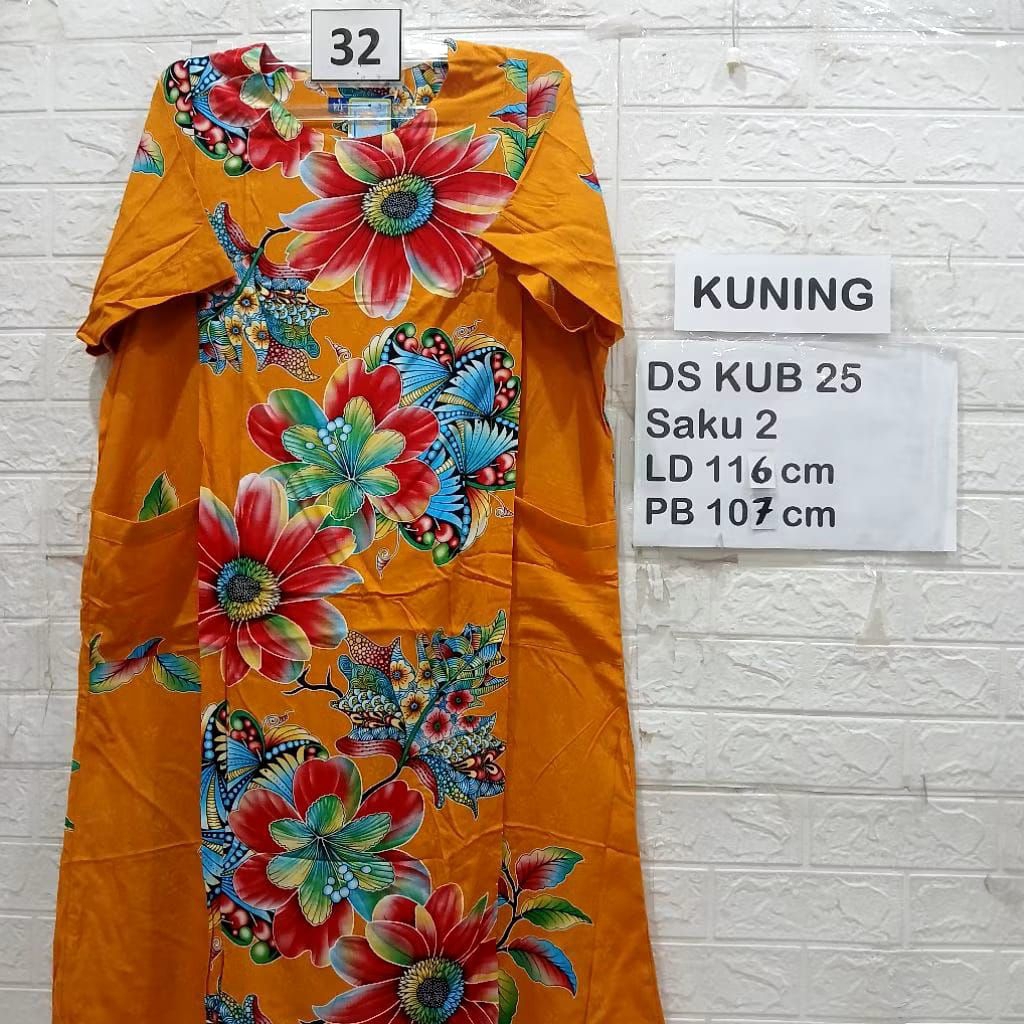 DASTER PENDEK KENCANA UNGU ASLI LABEL BIRU ORI PREMIUM JUMBO LD 120 BAJU TIDUR DASTER WANITA JUMBO B