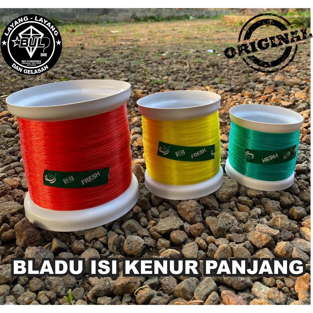 BLADU GOLONGAN LAYANGAN ISI KENUR PANJANG / Senar Kenur Layangan / Termurah / Terlaris / Panjang