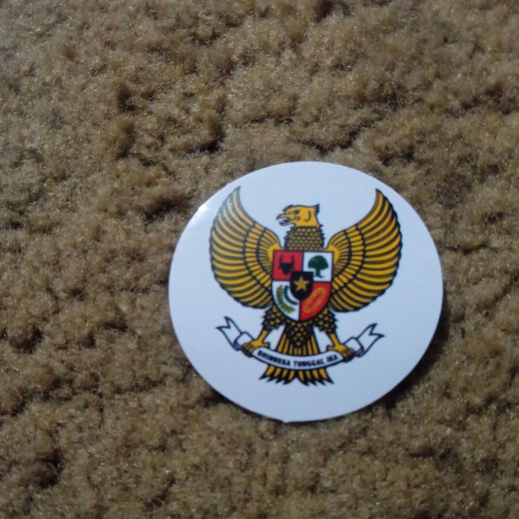 

Stiker Garuda. Bulat 5cm. isi 100pcs.