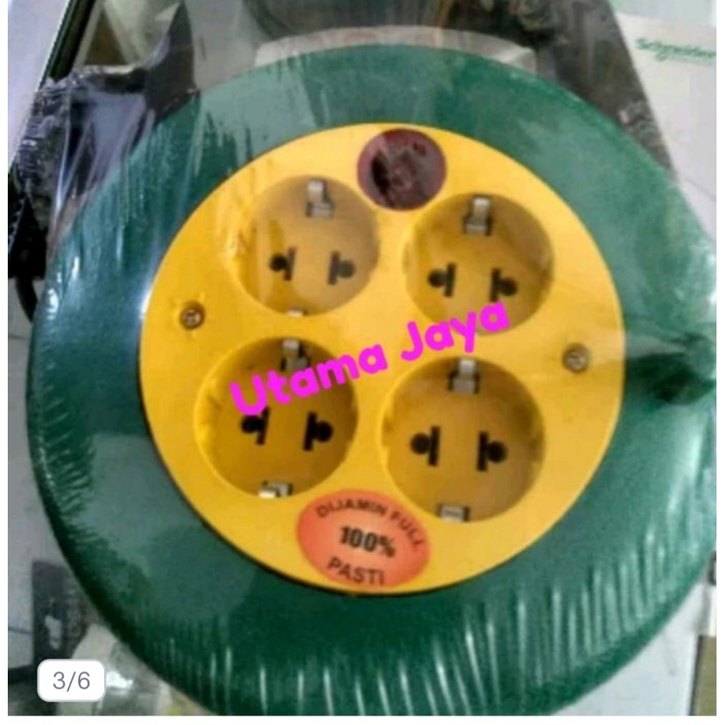 Roll Box Kabel Gulungan Colokan Listrik 10 M Meter 15 M Meter Full MODXTA SNI - 10 Meter