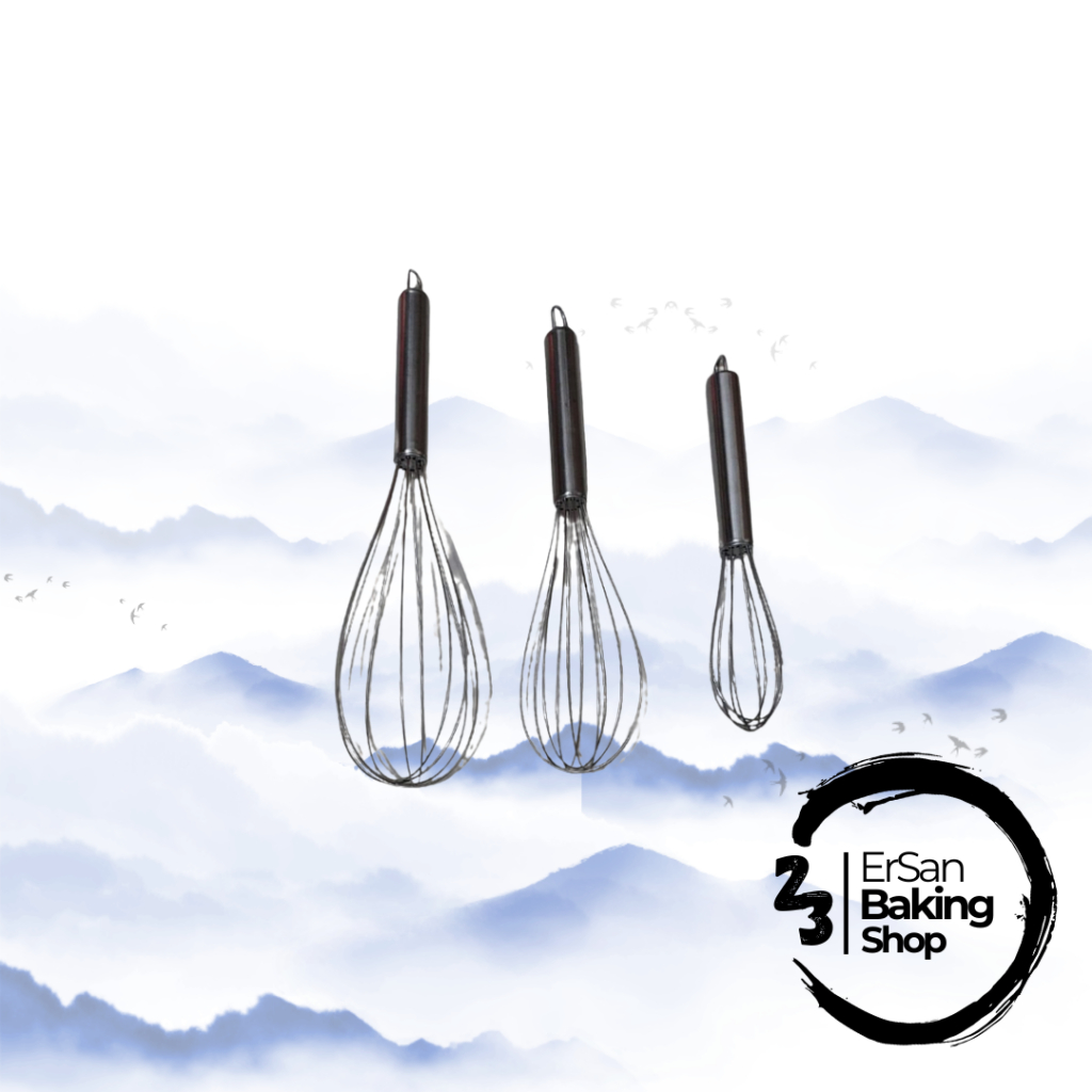 Whisk Stainless/Pengocok Telur Stainless/Whisk Egg Beater/Baking Tool/Ballon Whisk Stainless S M L