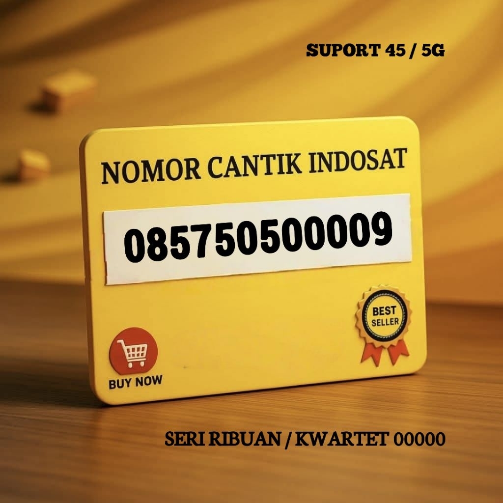NOMOR CANTIK INDOSAT KWARTET 000010000