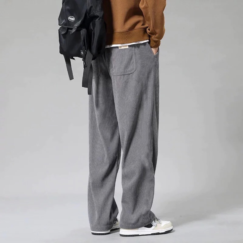 Celana Corduroy anak muda Celana Corduroy Pria celana panjang corduroy pria baggy pants pria corduro