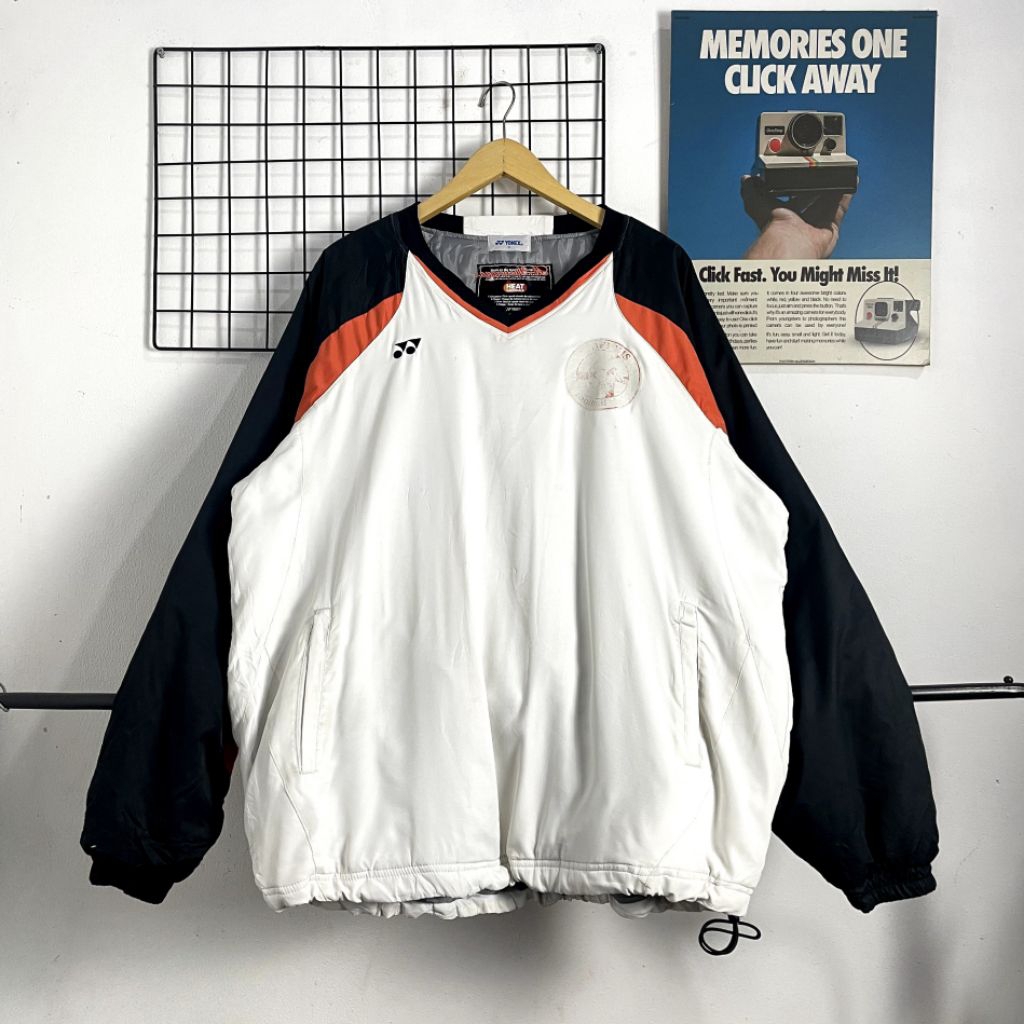 YONEX JAKET BASEBALL VINTAGE YONEX SECOND ORIGINAL, JAKET WINBREAKWR COCLORBLOCK YONEX