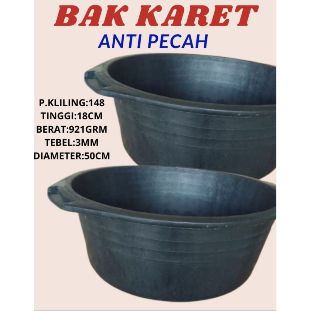 bak karet hitam ember karet hitam bak Anti pecah bak karet anti pecah bak