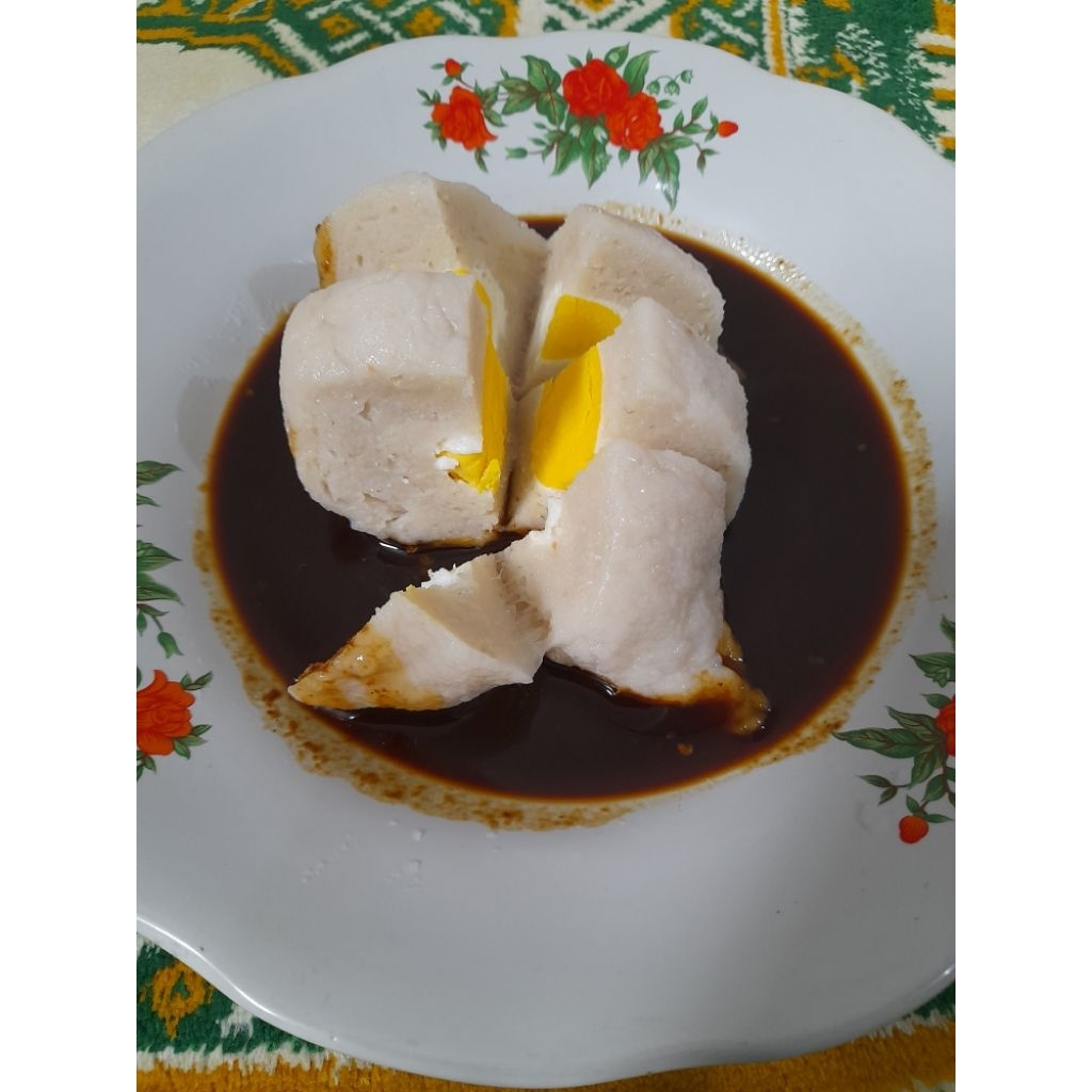 

Pempek kapal selam frozen free cuko, rasa asli palembang