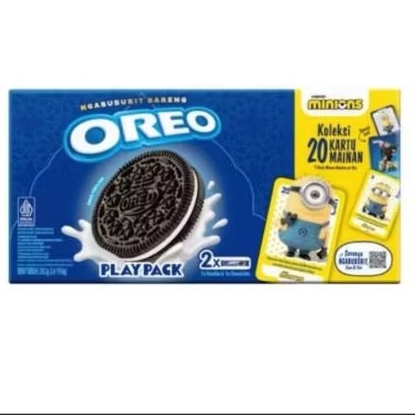 

Oreo Minions Play pak Free 20 kartu mainan di dalamnya.