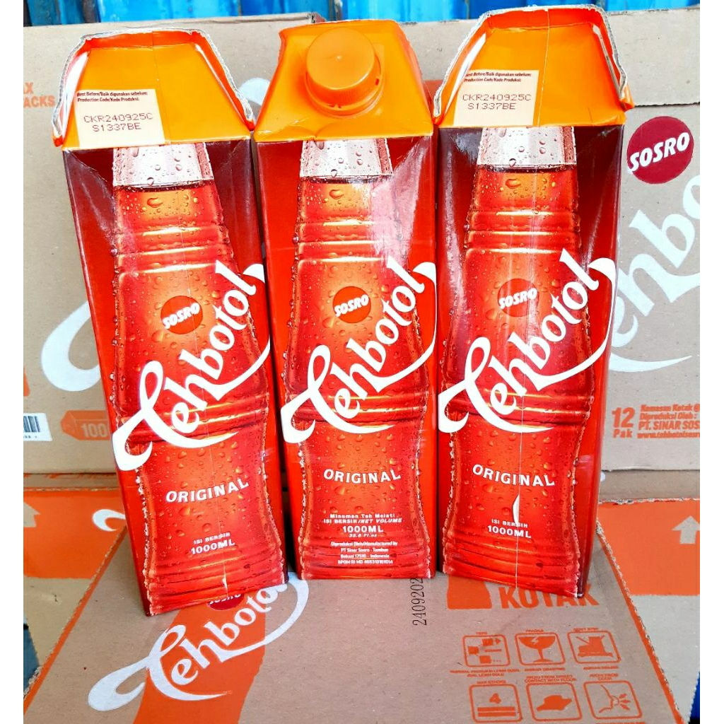 

Sosro Teh Botol 1000ml | Teh Kotak Sosro
