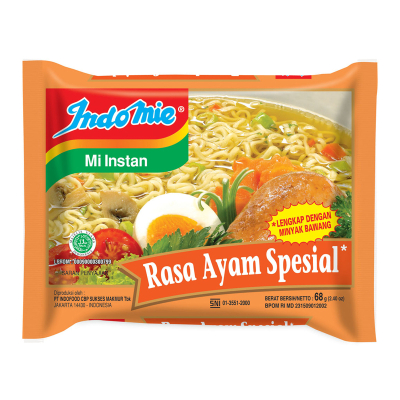

Indomie Kuah Rasa Ayam Spesial / Indomie Mi Instan Ayam Spesial 68 g