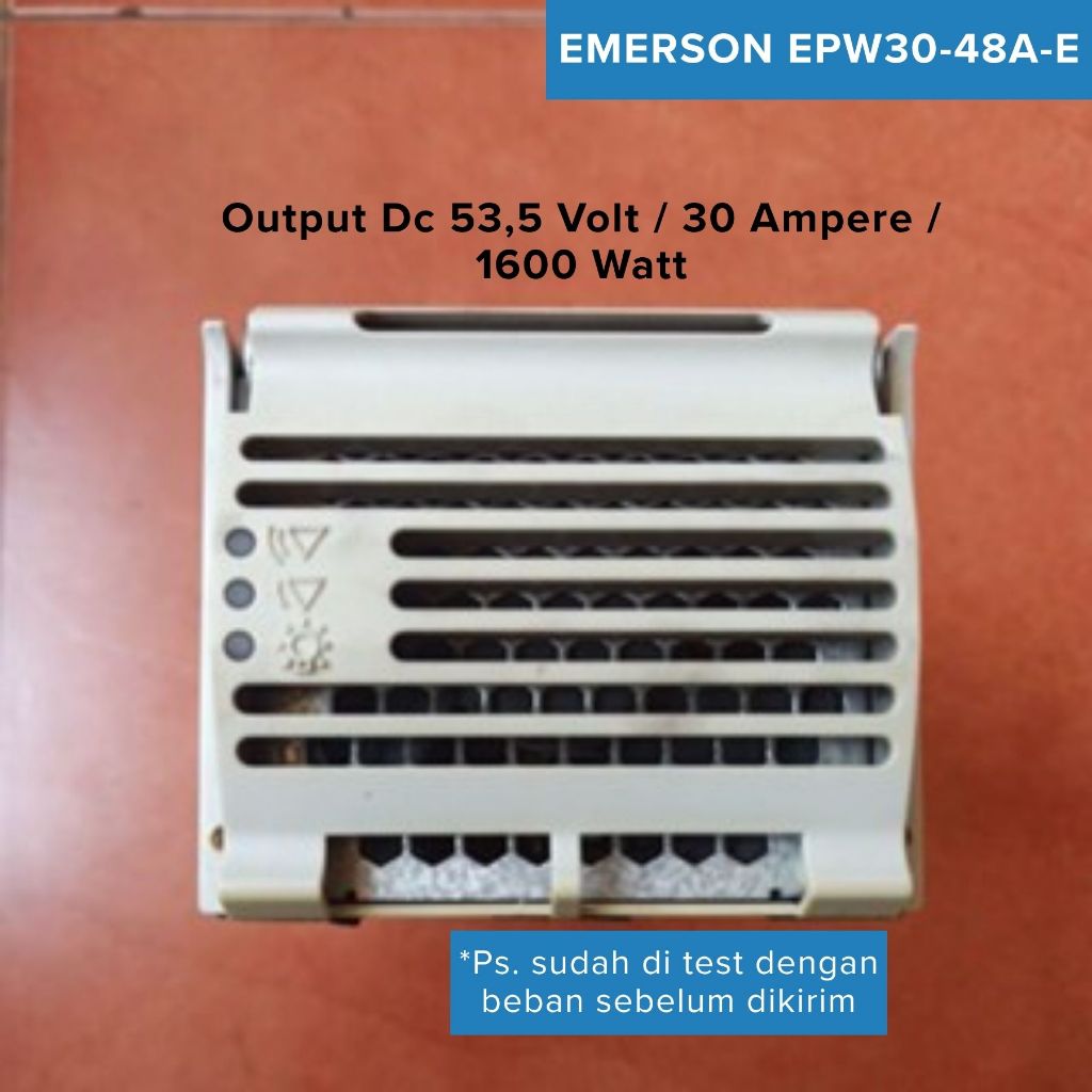 Power Supply Switching EMERSON EPW30-48A E Seperti VAPEL OUTPUT 53,5 Volt /  30 Ampere