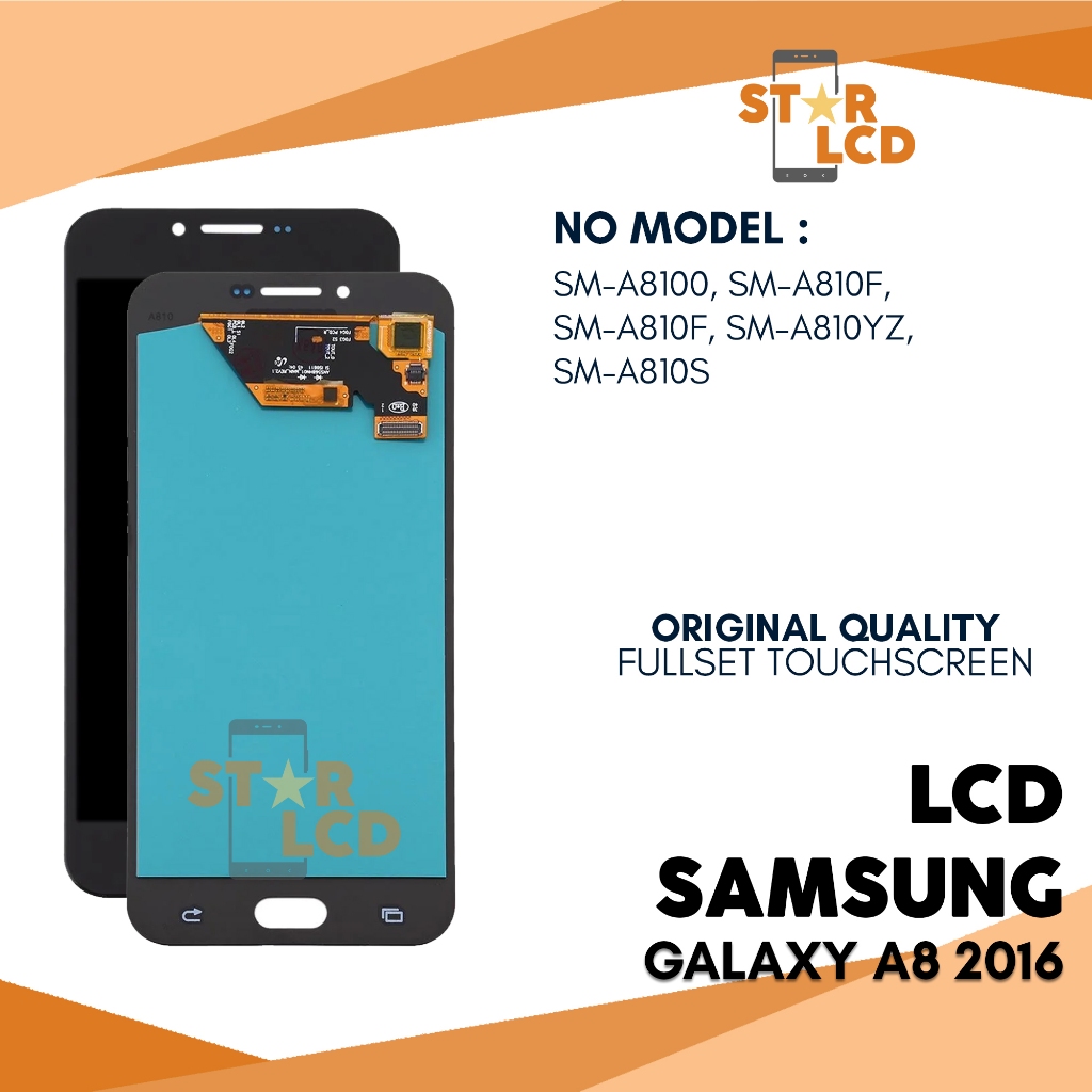 Grosir LCD Samsung A8 2016 / A810 - Fullset Touch Screen