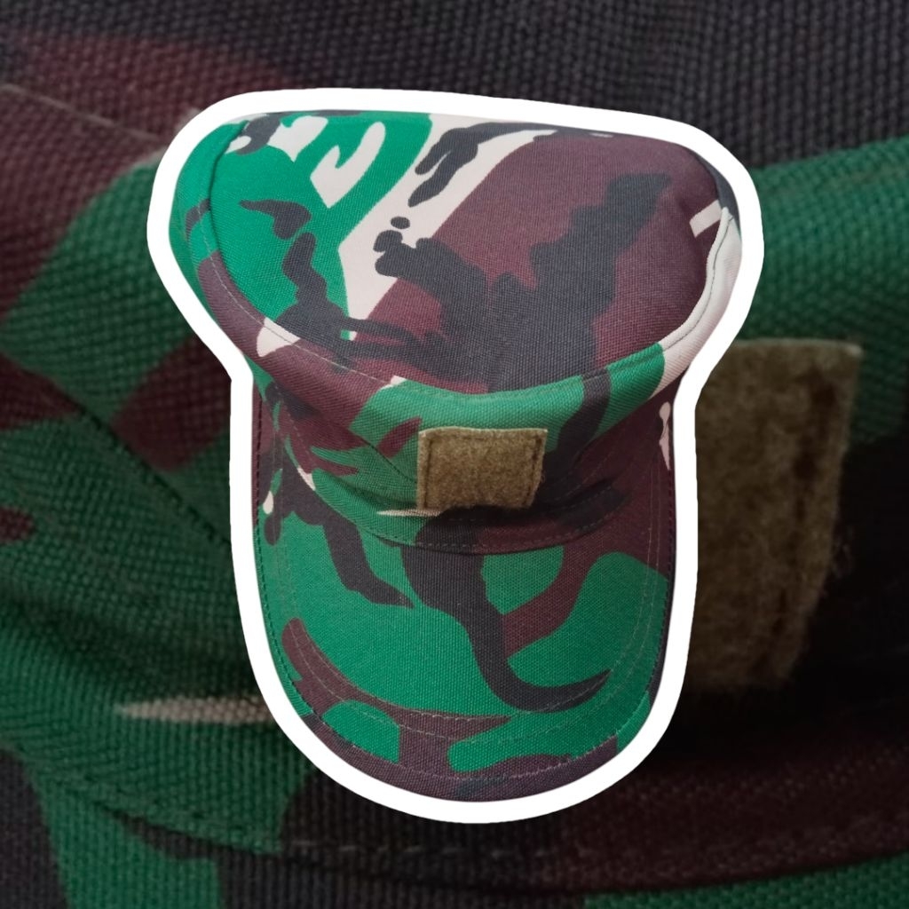 TOPI PET TNI LORENG MALVINAS
