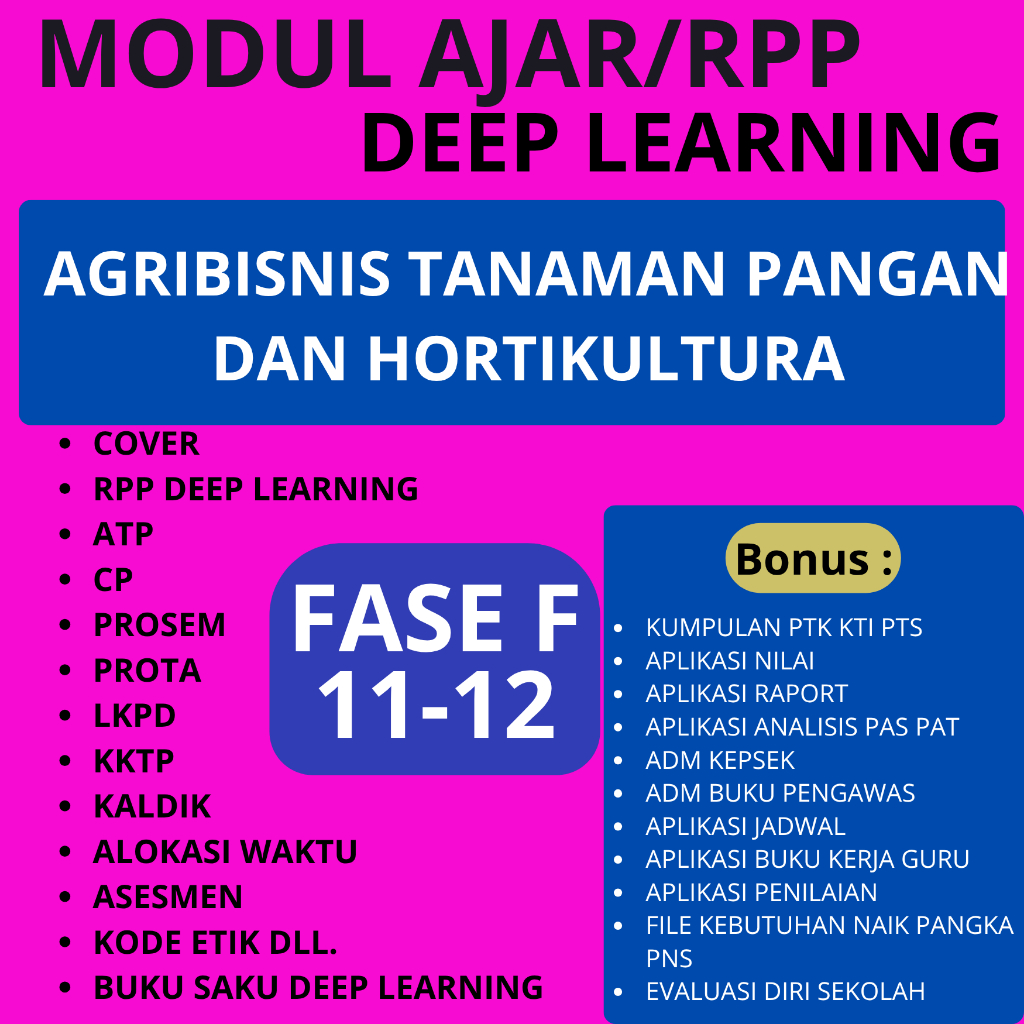

RPP Deep Learning SMK AGRIBISNIS TANAMAN PANGAN DAN HORTIKULTURA FASE F KELAS 11 12