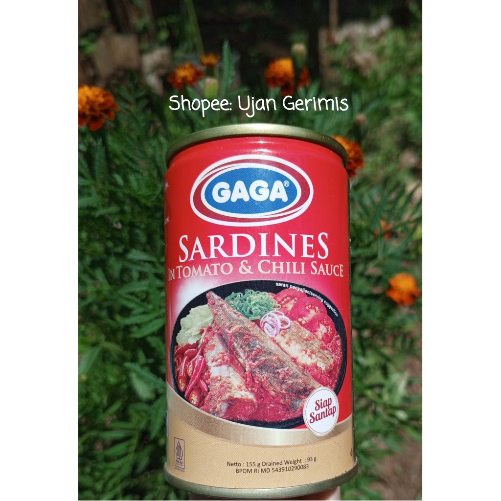 

GAGA Sarden Saus Tomat dan Cabe 155g