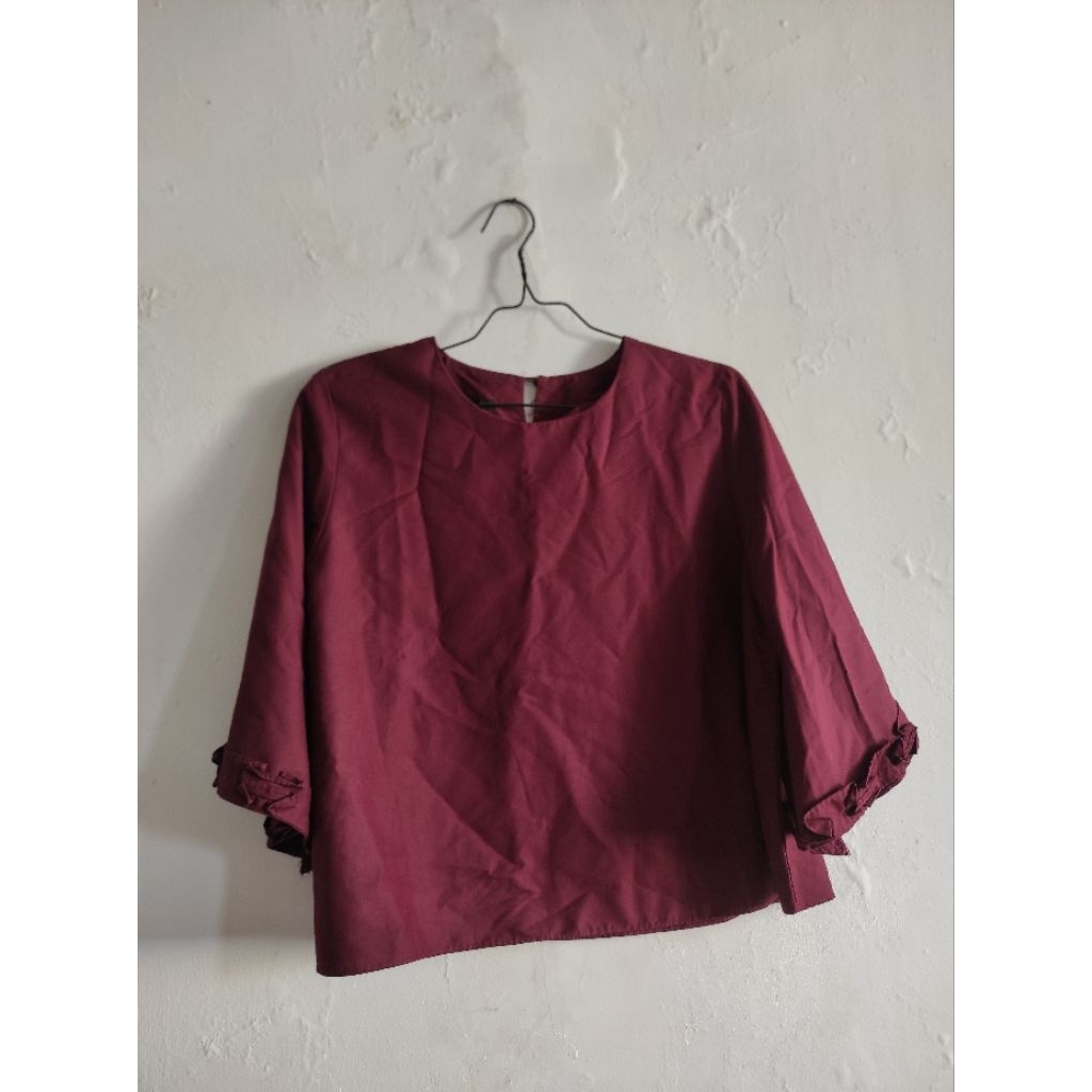 Preloved One set Blouse & Rok