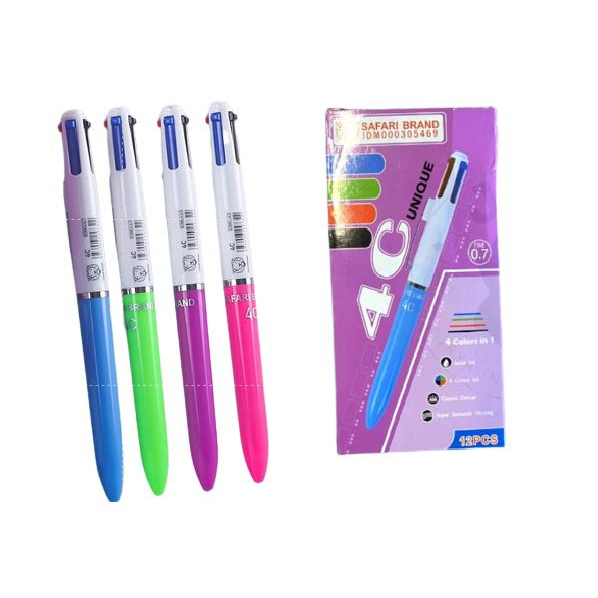 

PULPEN 4 WARNA SAFARI ISI 12 PCS
