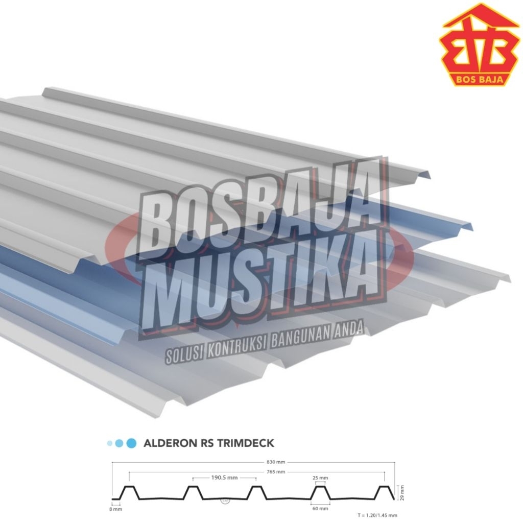 ATAP ALDERON RS UPVC TYPE TRIMDECK