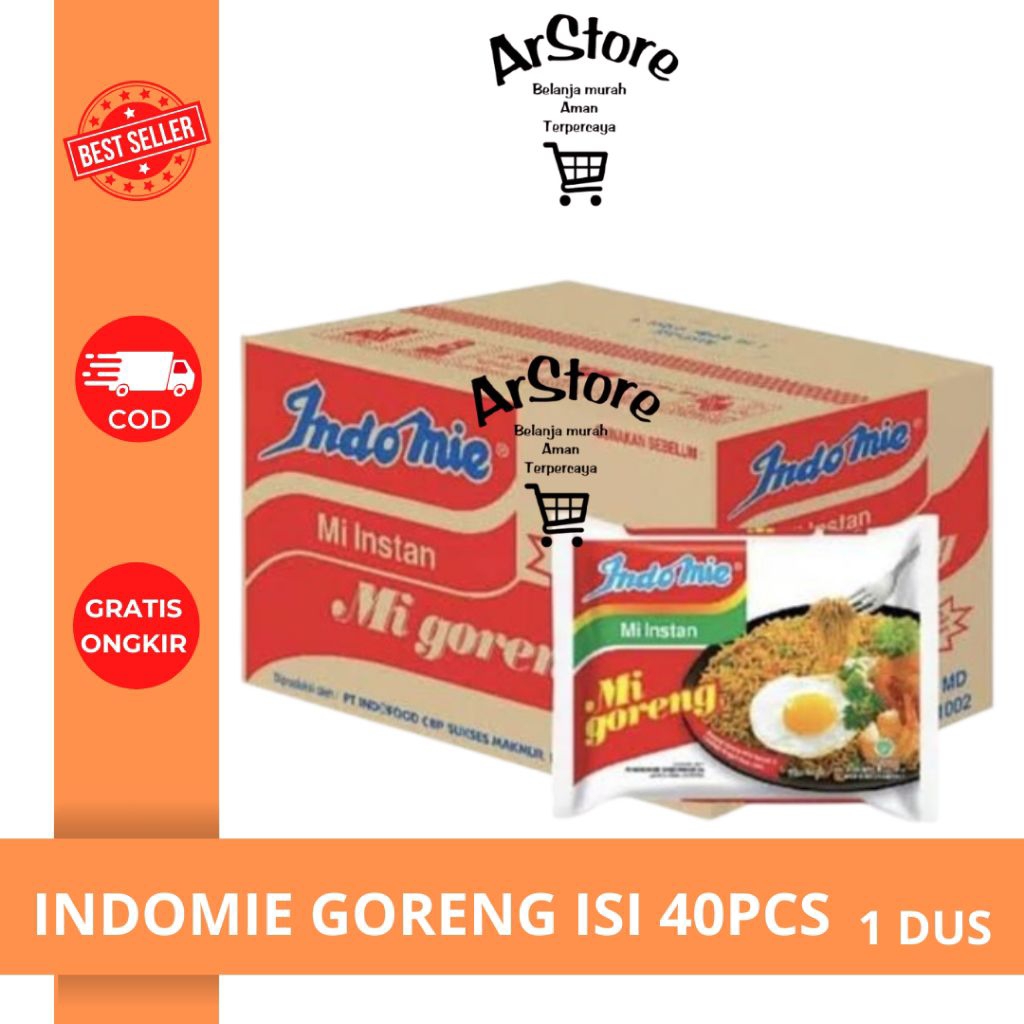 

INDOMIE GORENG 1 DUS ISI 40PCS TERMURAH!!!