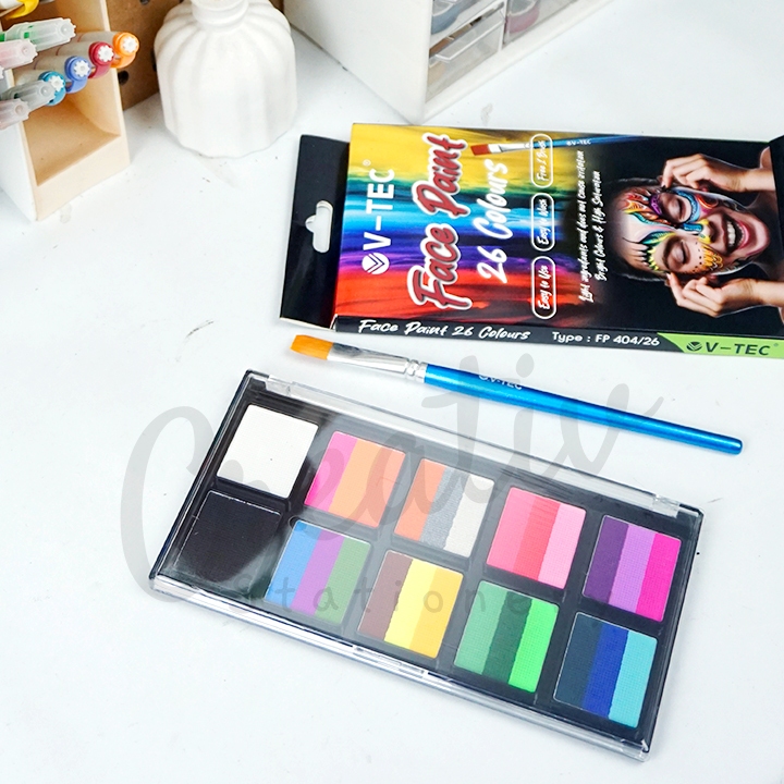 

V-tec Face Painting Type FP 404/26 26 Warna