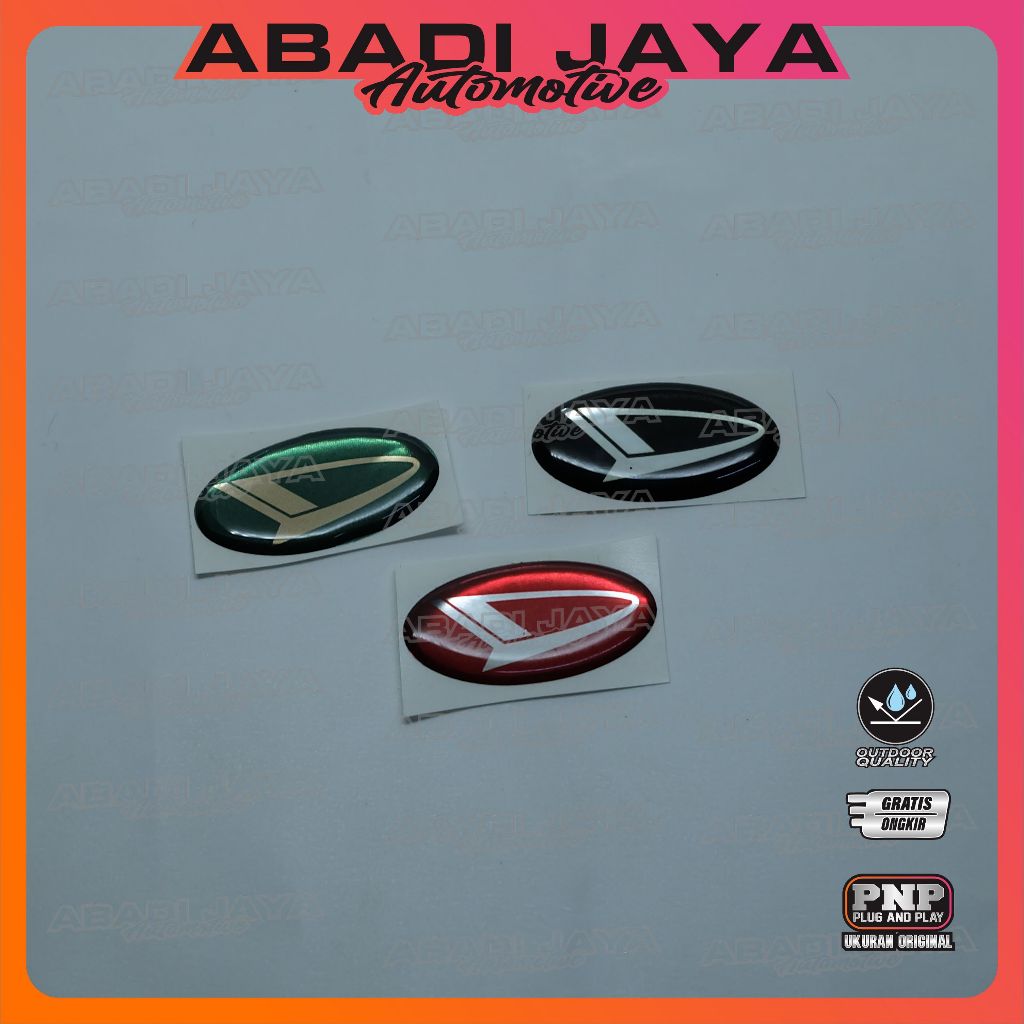 Emblem Timbul Daihatsu Setir Taft Feroza / Emblem Stir Taft GT F70 Original