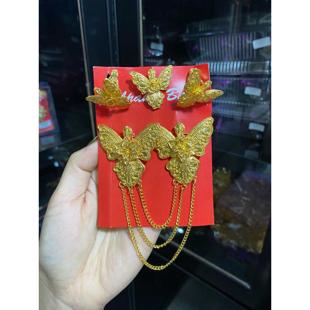 Set Bros Peniti Kupu-Kupu Alpaka ( Subeng/Cerorot Bali )