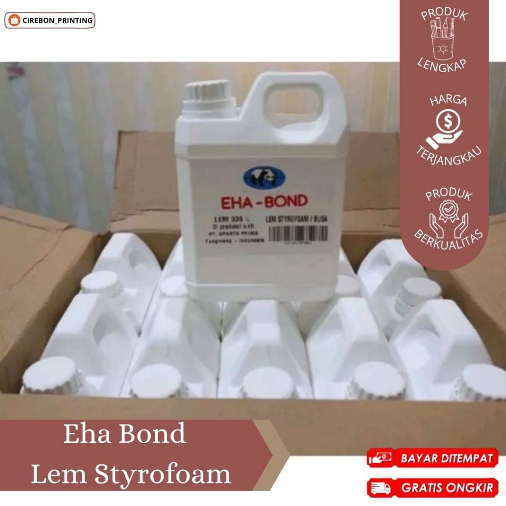 

EHA BOND / LEM STYROFOAM / LEM STEROFOAM / LEM CAIR / LEM GABUS / MURAH / BERKUALITAS / CIREBON / COD / FREE ONGKIR